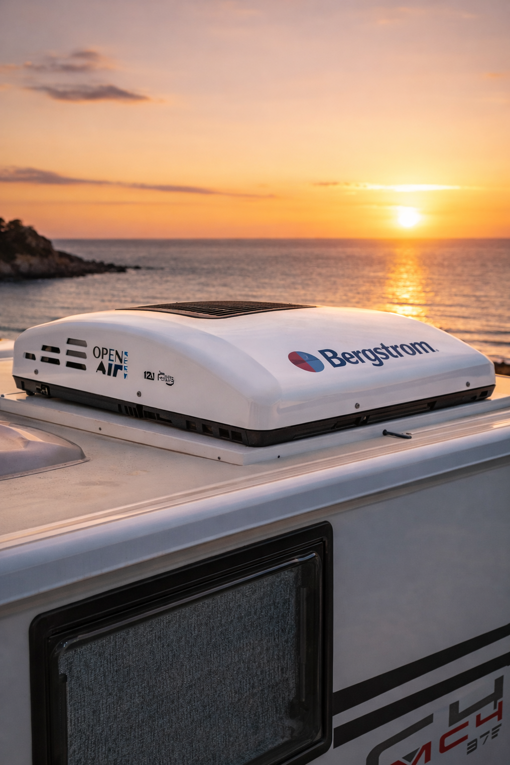 Bergstrom OpenAir Plus 12V Klimaanlage – Leise Standklimaanlage für Camper, Van & Wohnmobil